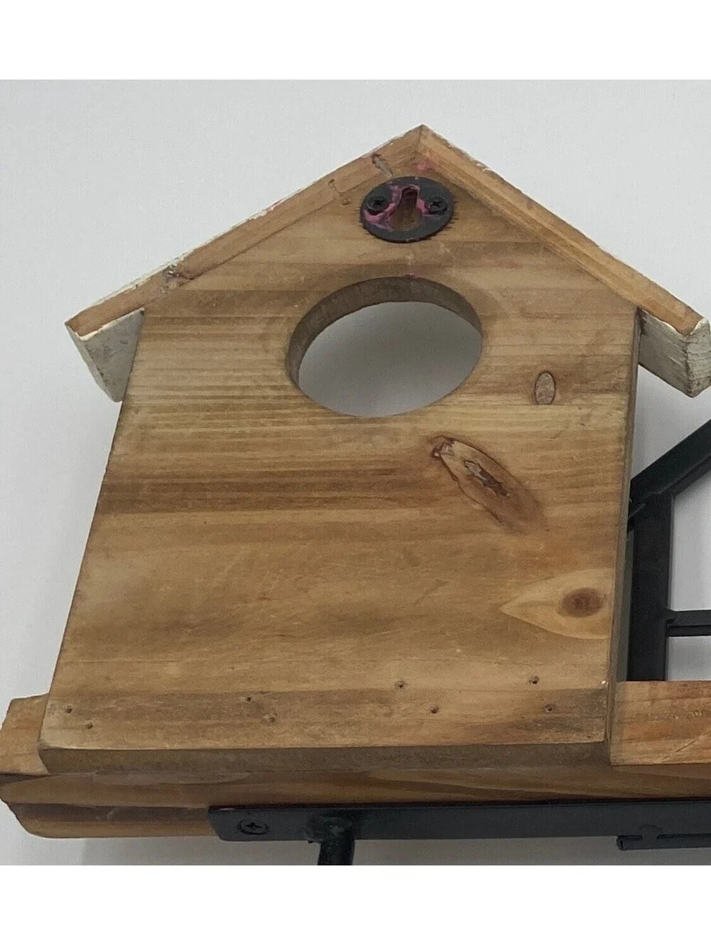 Rustic Farmhouse Birdhouse Wall Hook Rack Decor